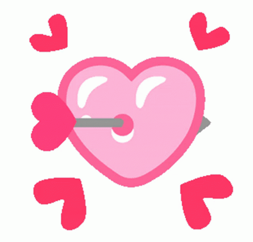 Pink Heart Love Arrow GIF
