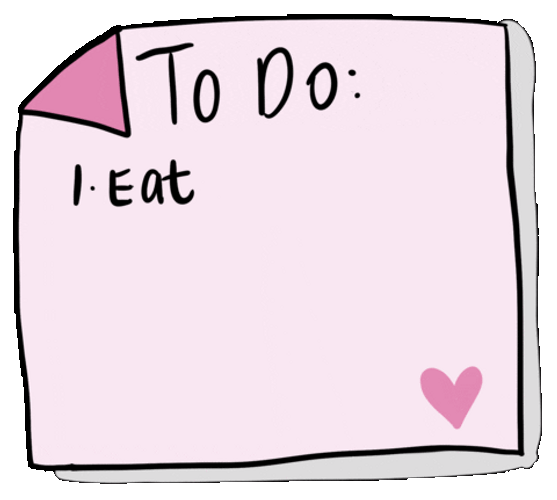 Pink Heart To-Do List Motherhood GIF