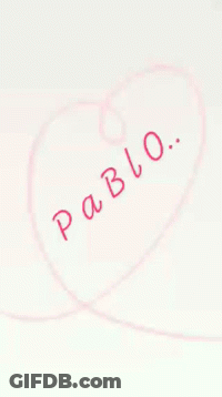 Pink Heart With Word Peace GIF