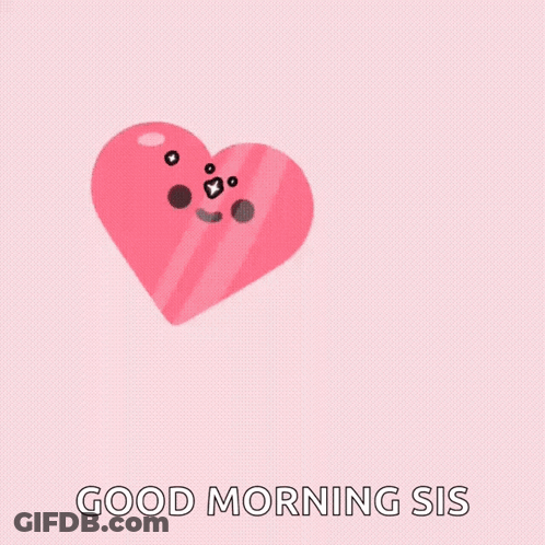 Pink Heart You Make My Heart Smile GIF