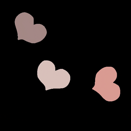 Pink Hearts Soft Pastel Sticker GIF