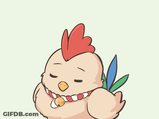 Pink Hen Im Awake Good Morning GIF