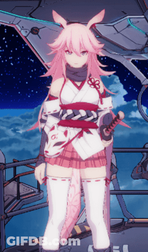 Pink Honkai Impact 3Rd Yae GIF