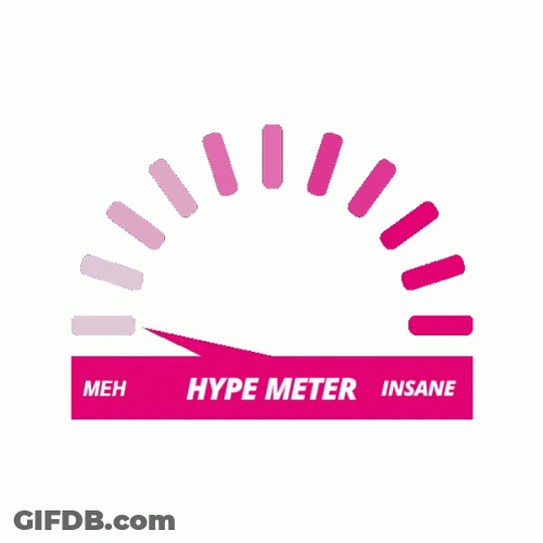 Pink Hype Meter Rolling GIF