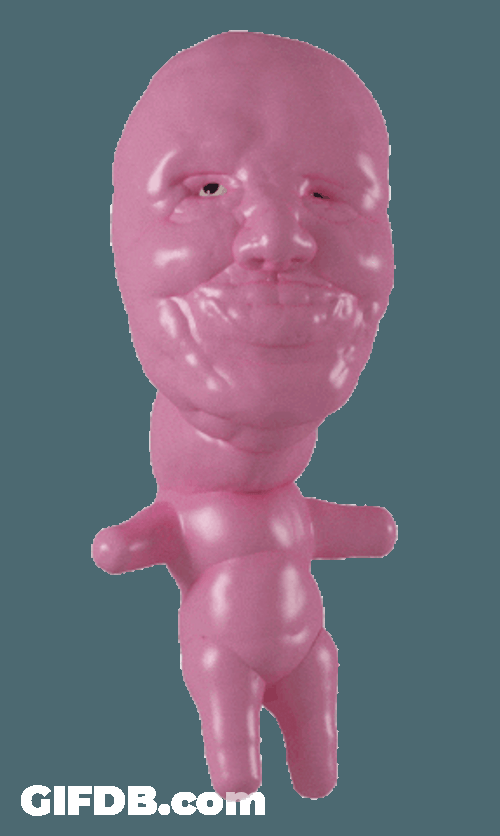 Pink Jelly Man Dancing GIF