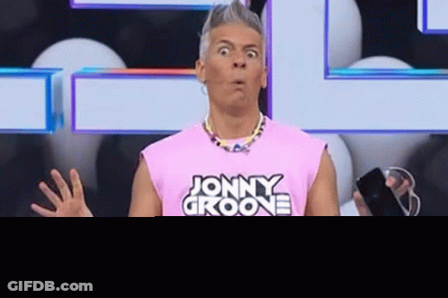 Pink Jonny Groone Shirt Man Holding Cell Phone GIF
