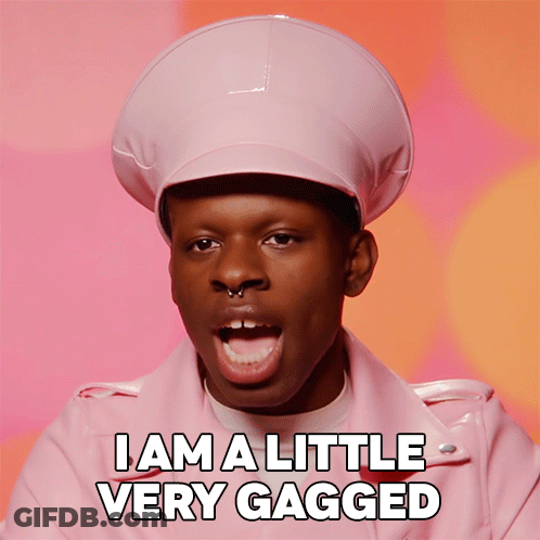 Pink Man Says I Am Little Very Gagged GIF