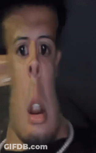 Pink Monster With Big Eyes And I Voted Sign GIF