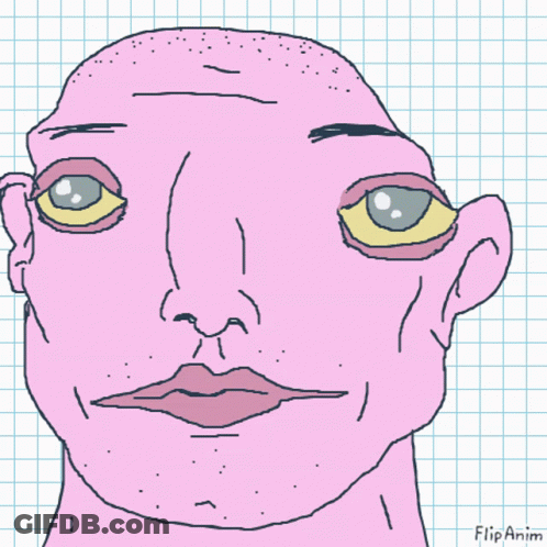 Pink Monster With Open Mouth Flipanim GIF