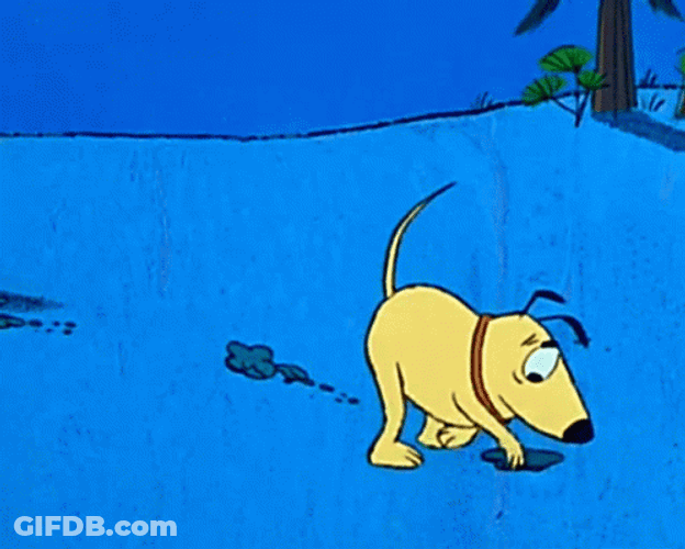 Pink Panther Dog Digging GIF