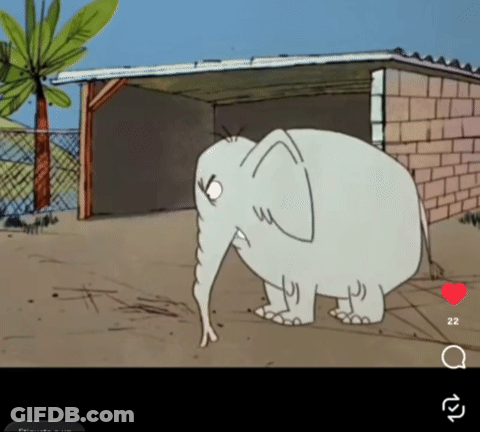 Pink Panther Elephant GIF