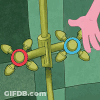 Pink Panther Taking Shower GIF