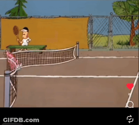 Pink Panther Tennis GIF