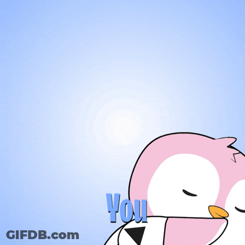 Pink Penguin Wink Youre Simply The Best GIF