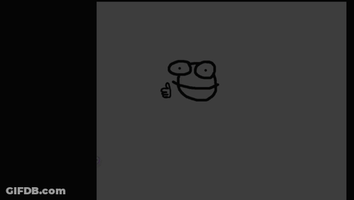 Pink Penis With Glasses And Smile GIF