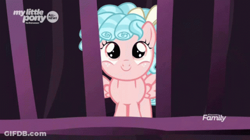 Pink Pony Behind Bars With My Little Pony All New GIF