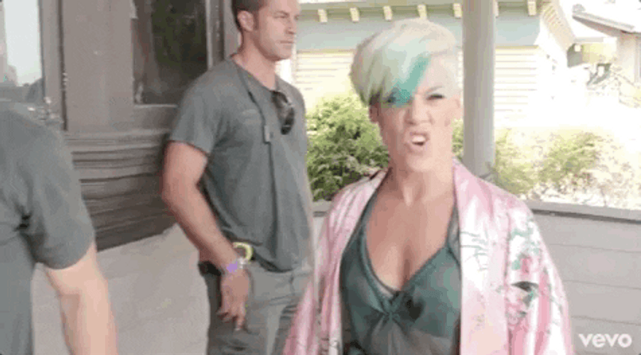 Pink Pumped Rock On GIF