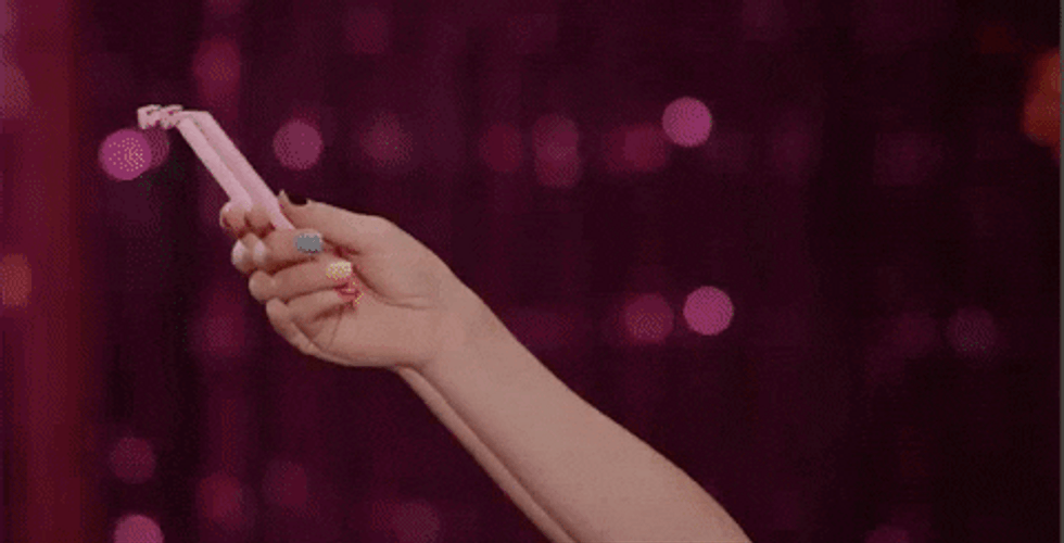 Pink Razor Is Shaving Must Have For Ladies GIF