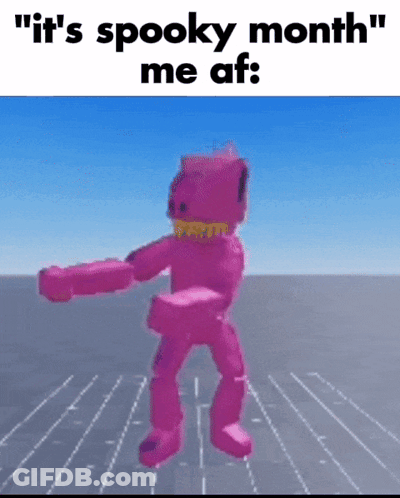 Pink Robot Dancing In Video Game GIF