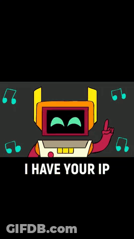 Pink Robot Saying Say A Lot About You GIF