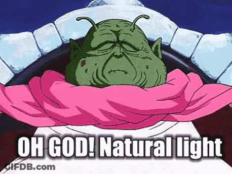 Pink Scarf Cartoon Saying Oh God Natural Light GIF