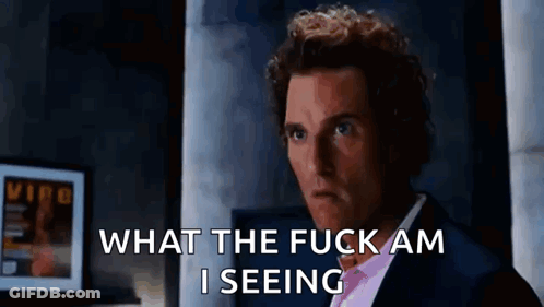 Pink Shirt Suit Man Saying What The Fuck GIF
