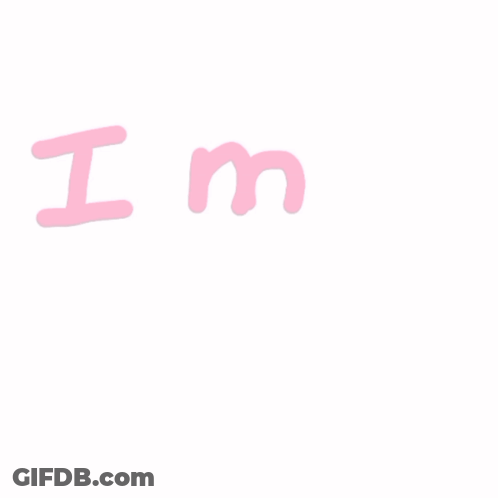 Pink Sign Saying I Miss You GIF