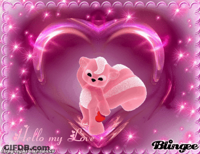 Pink Skunk My Love GIF