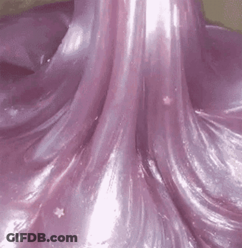 Pink Slime With Stars GIF