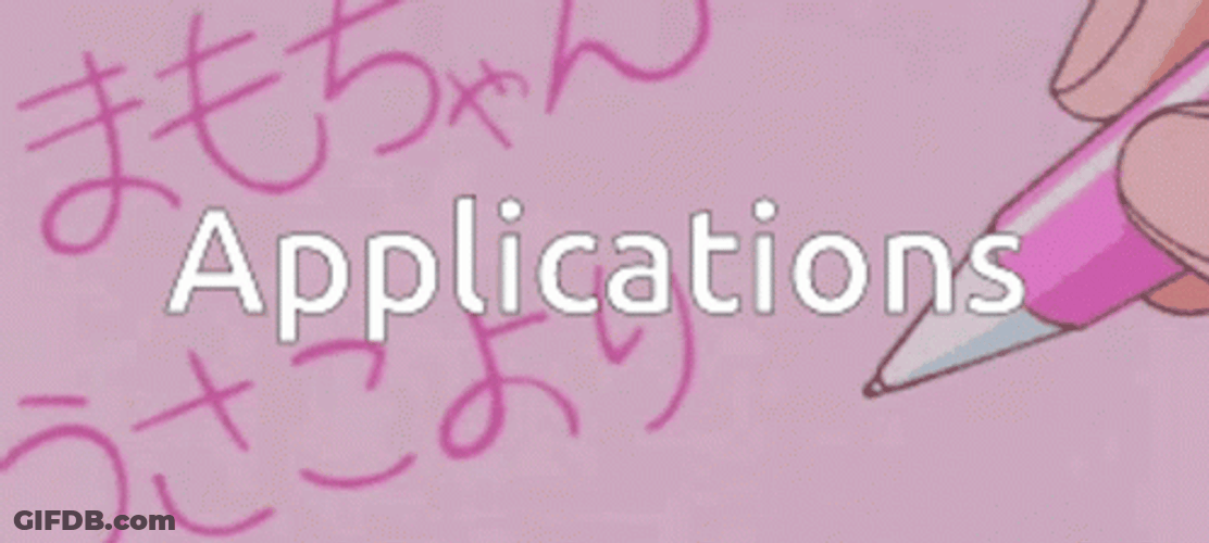 Pink Soft Aesthetic Application Hand Written GIF