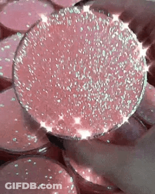 Pink Sparkle Eyeshadow GIF