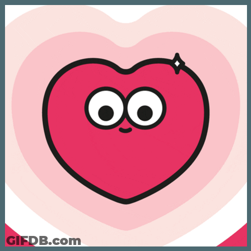 Pink Sparkling Love Emoji GIF