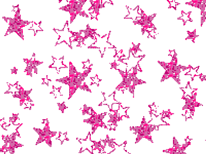 Pink Stars Sticker GIF