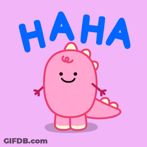 Pink Sticker Laugh Out Loud GIF