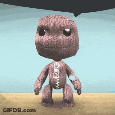 Pink Stuffed Animal With Zipper GIF