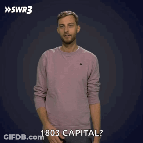Pink Sweater Man Saying 1803 Capital Swr3 Logo GIF