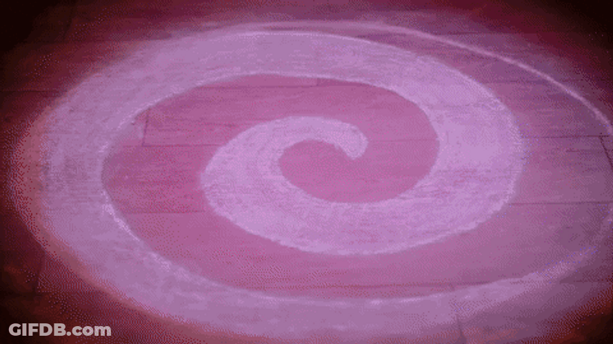 Pink Vortex Opening On The Ground GIF