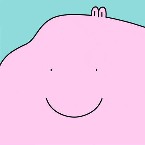 Pink Wink Batting Eyes GIF