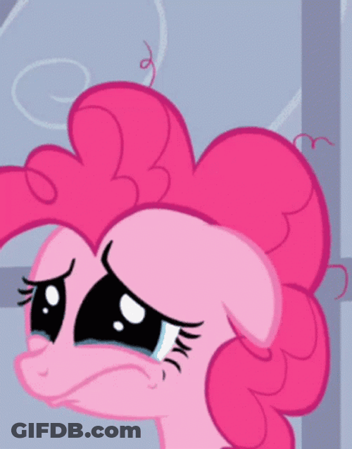 Pinkie Pie Bawling GIF