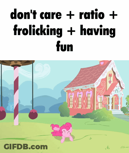 Pinkie Pie Frolicking Having Fun GIF