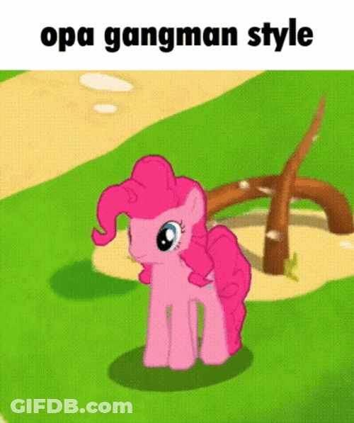 Pinkie Pie Gangnam Style Mlp GIF