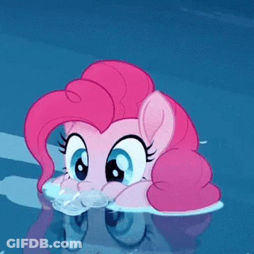 Pinkie Pie Making Bubbles GIF
