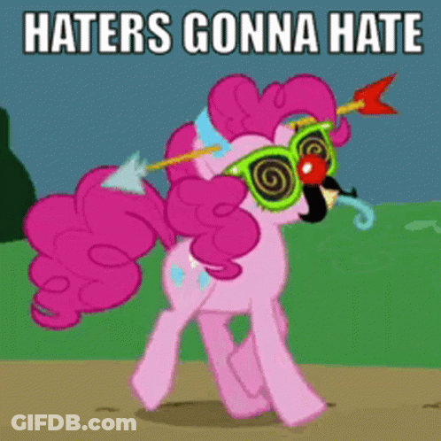 Pinkie Pie Wearing Sunglasses And Red Nose GIF
