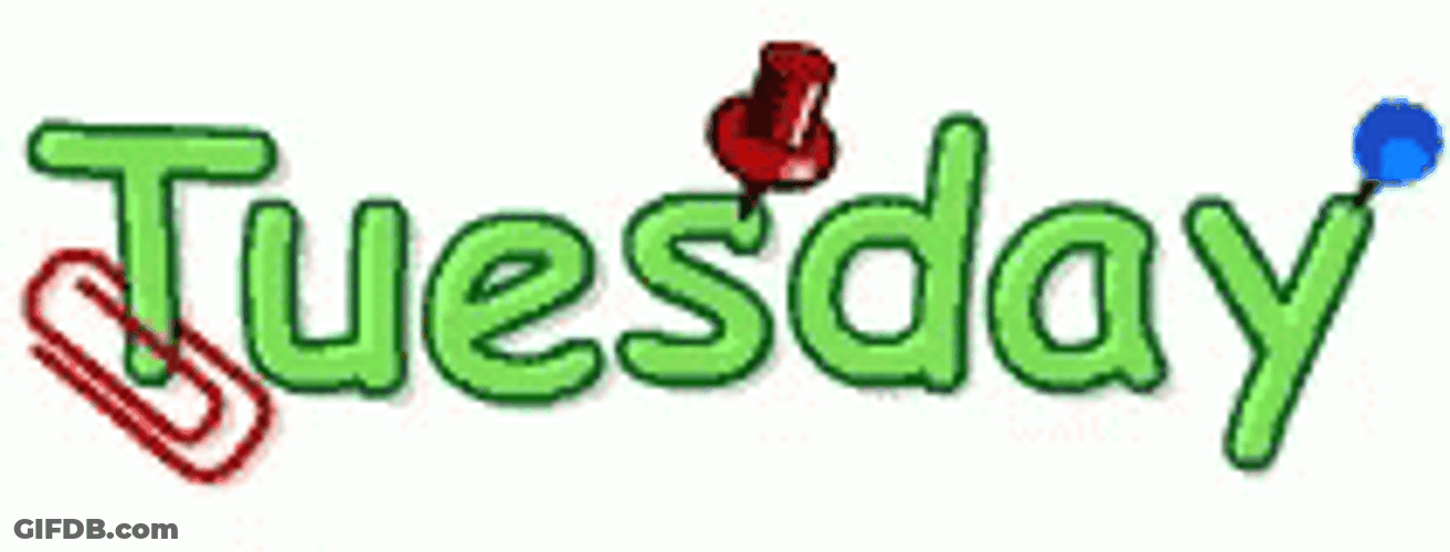 Pinned Tired Tuesday Display GIF