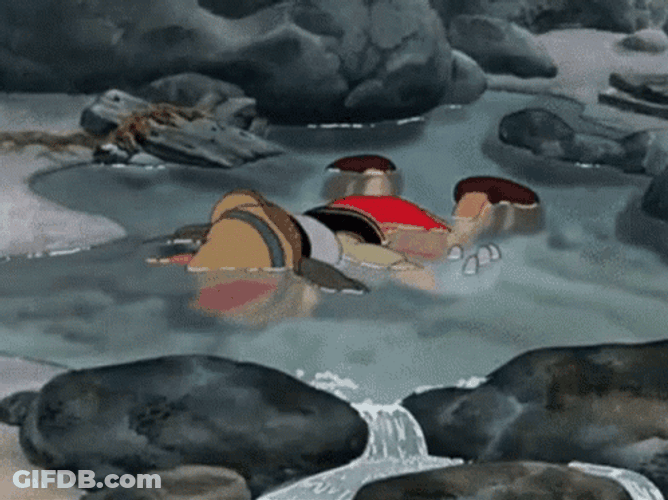 Pinocchio Drowned Dead GIF