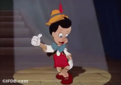Pinocchio Giving Thumbs Up GIF