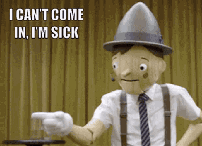 Pinocchio I'm Sick Lie GIF