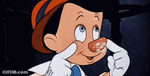 Pinocchio Making A Funny Face GIF
