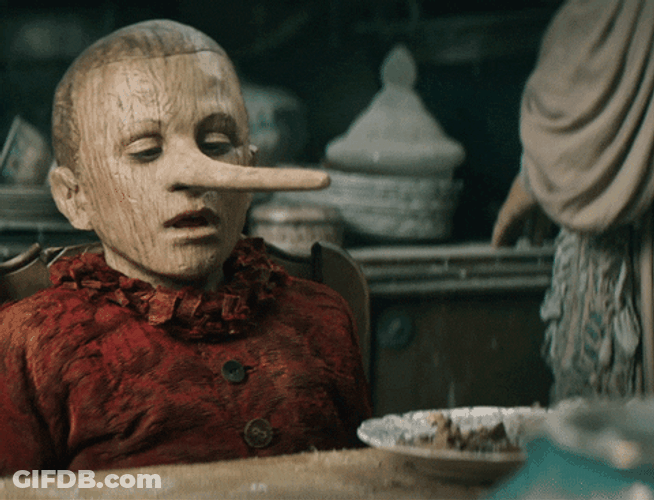 Pinocchio Nose Child Roberto Benigni GIF