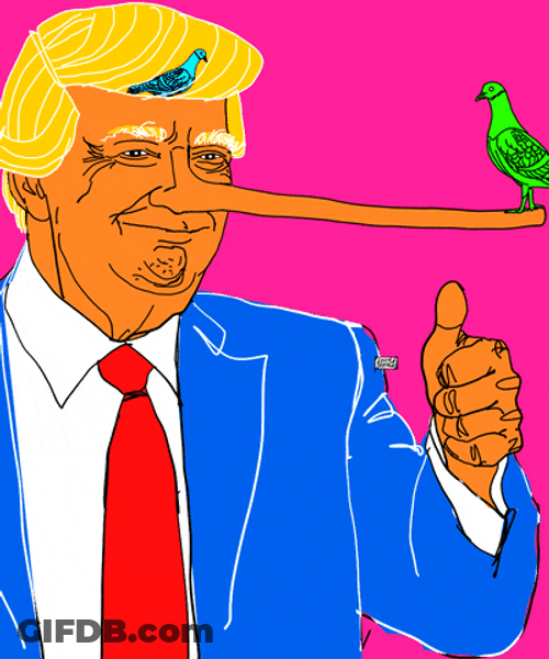 Pinocchio Nose Trump Meme GIF